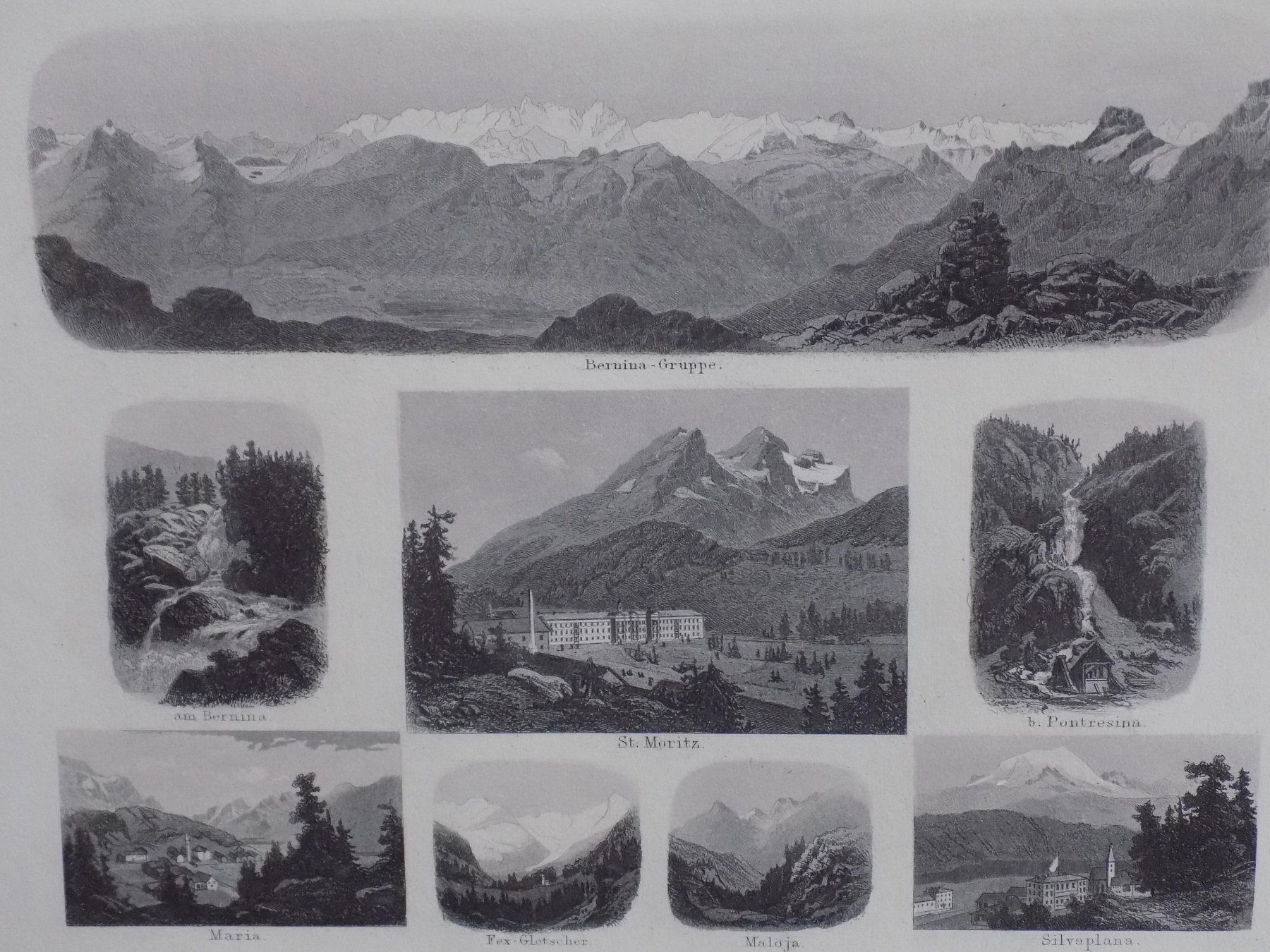 Gravures: Oberengadin Bernina Maria – D'occasion à Risch par Rischli15 1