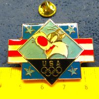 OLYMPIA PIN USA WILE E.COYOTE ATLANTA 1996 ENAMEL