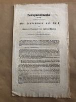 Landsgemeinde-Mandat Appenzell der äusseren Rhoden 1834