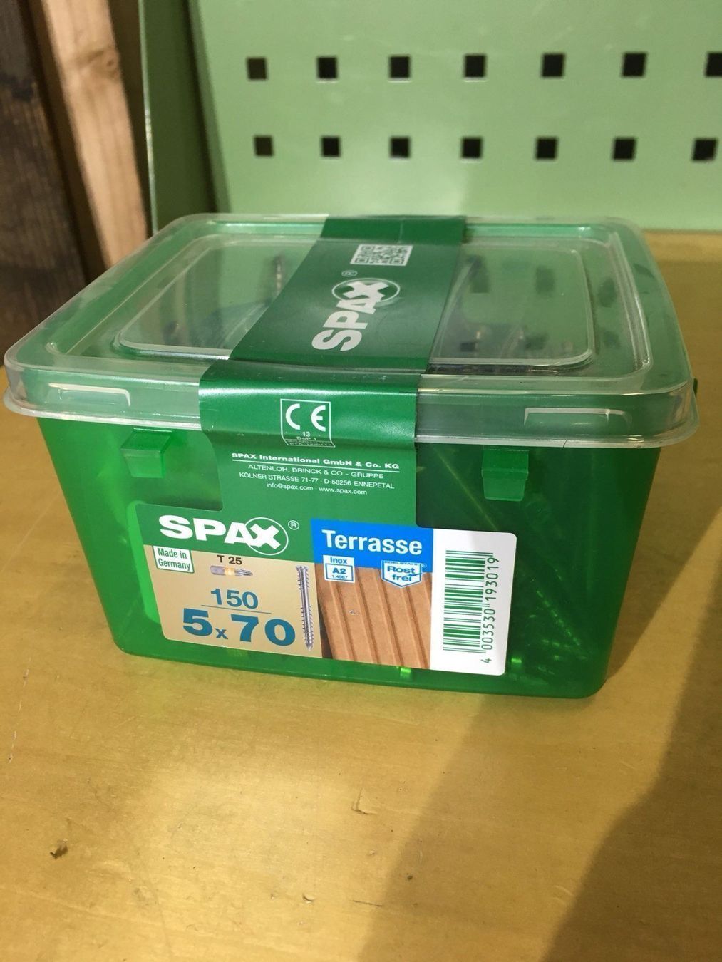 Eisenwaren: Spax Terassenschrauben 5x70/150 Inox A2 – Neu und originalverpackt aus Tann von Mad_less