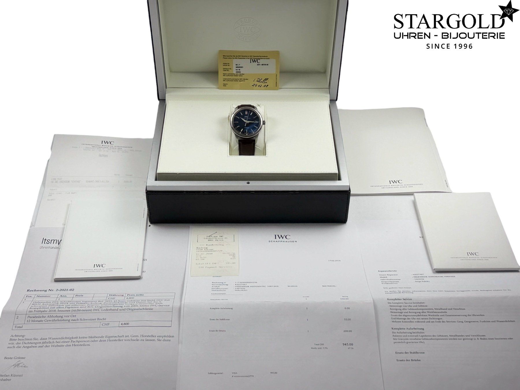 IWC Orologi: IWC Ingenieur Automatic Vintage - IW323301 – Usato da Zürich venduto da Stargold-Uhren 9