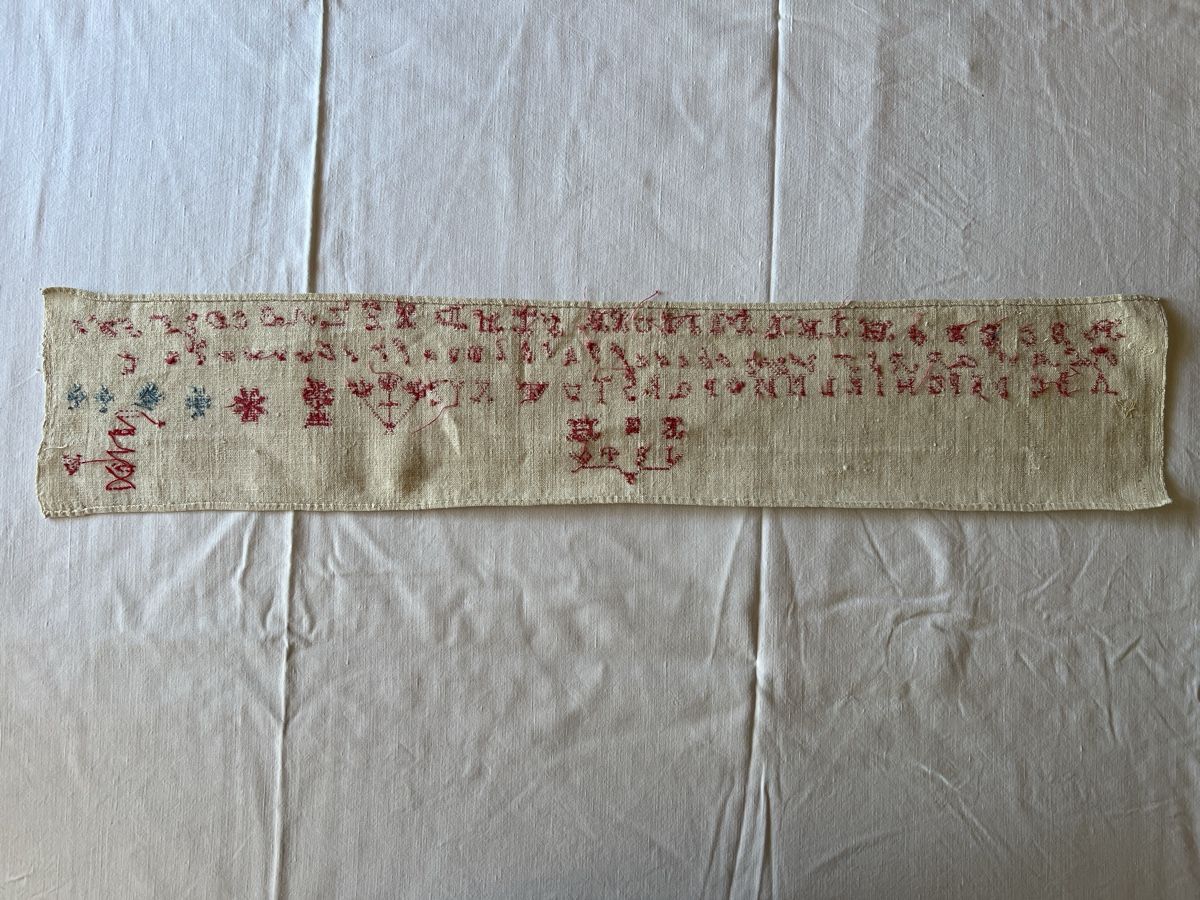 Stoffe: Gesticktes ABC von 1840 – Gebraucht aus Rueun von cnu_8fur 1