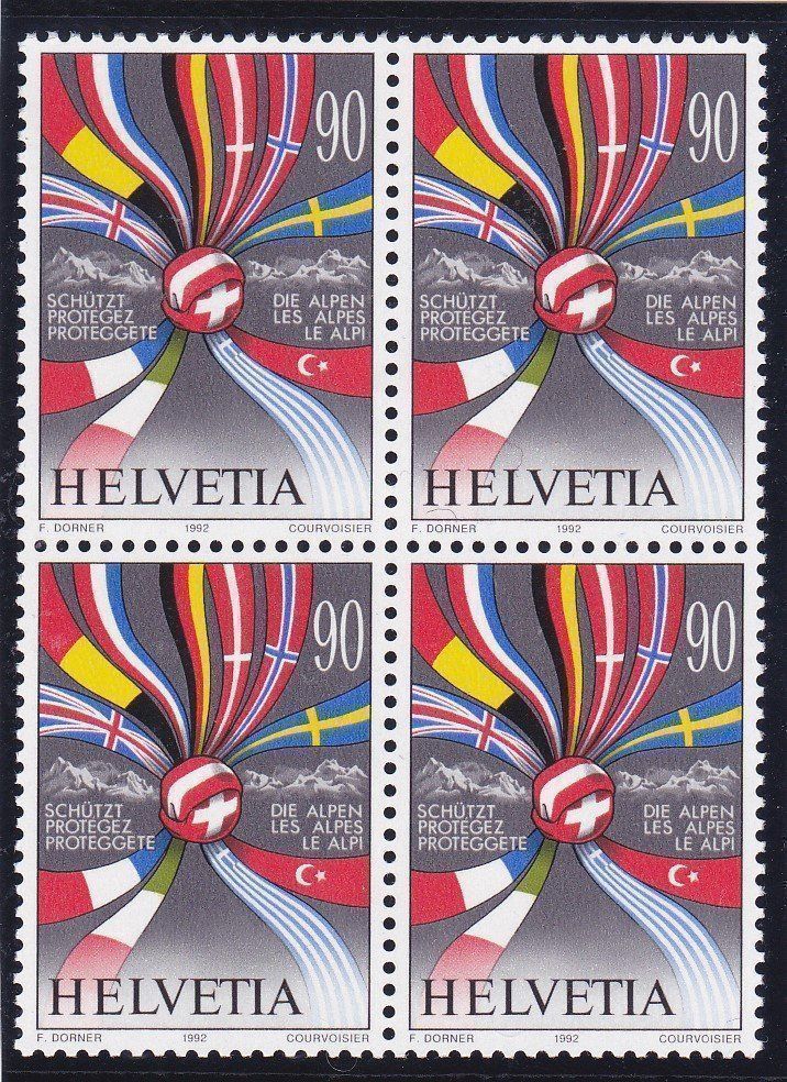 Tutti i francobolli: Postfrisch Schweiz Österreich 1992 – Nuovo (secondo la descrizione) da Schliern b. Köniz venduto da joni20