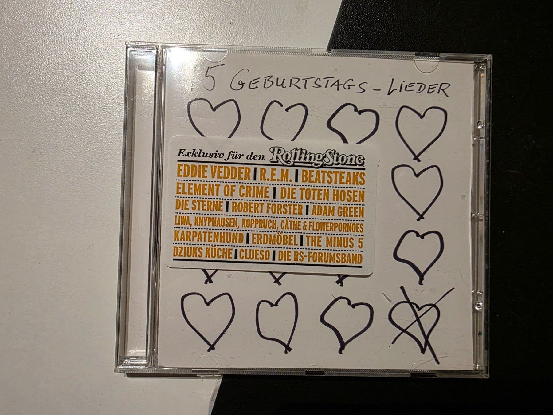CDs: CD - 15 Geburtstags- Lieder - Rolling Stone 2009 – Gebraucht aus Walterswil BE von Lonitti