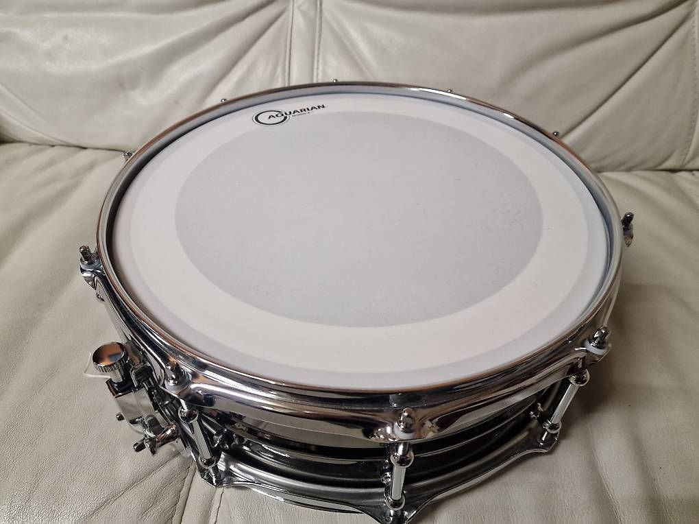 Strumenti musicali: WorldMax 14" x 5'' Black Brass Snare Drum – Usato da Mur (Vully) FR venduto da Bigwhite 4
