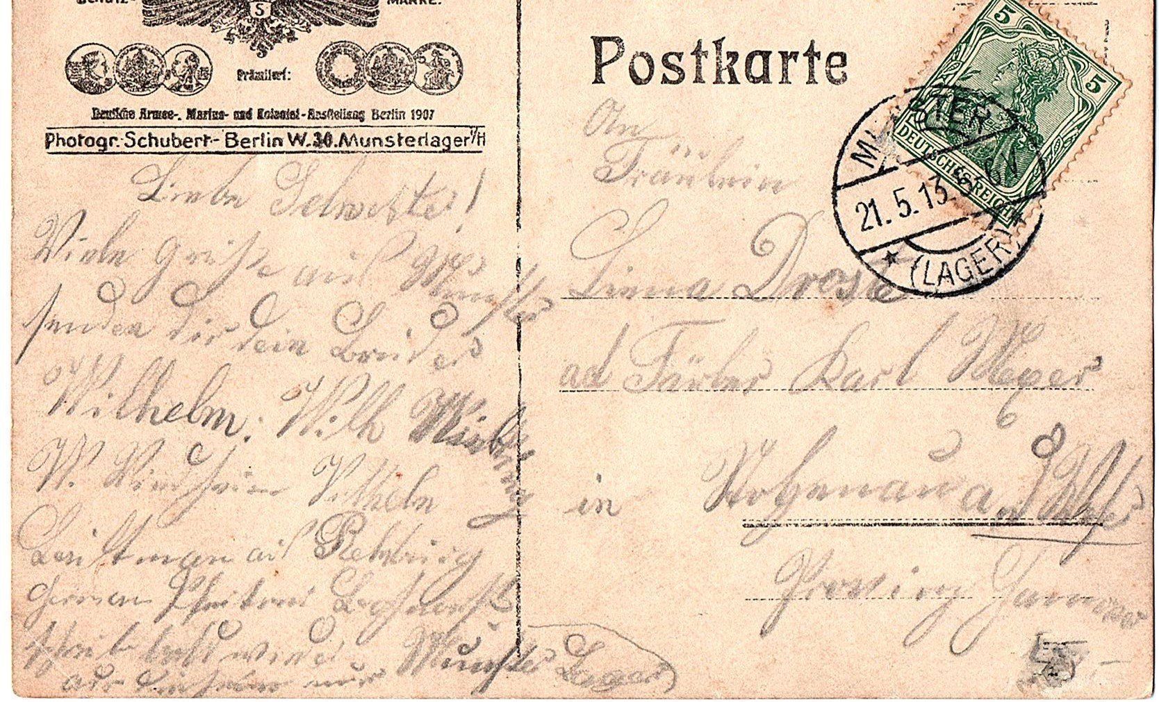 Cartoline postali: Ansichtskarte Militär Auto 1913 – Usato da Mörschwil venduto da antiksalon 1