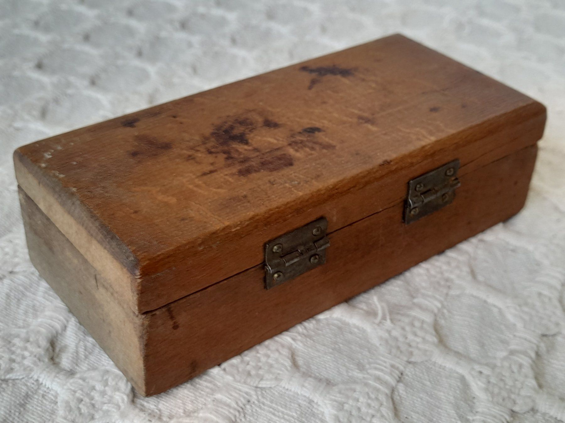 Bilance e pesi: Altes Gewichte-Set mit Holzkasten – Usato da Thun venduto da Treff.....e 4