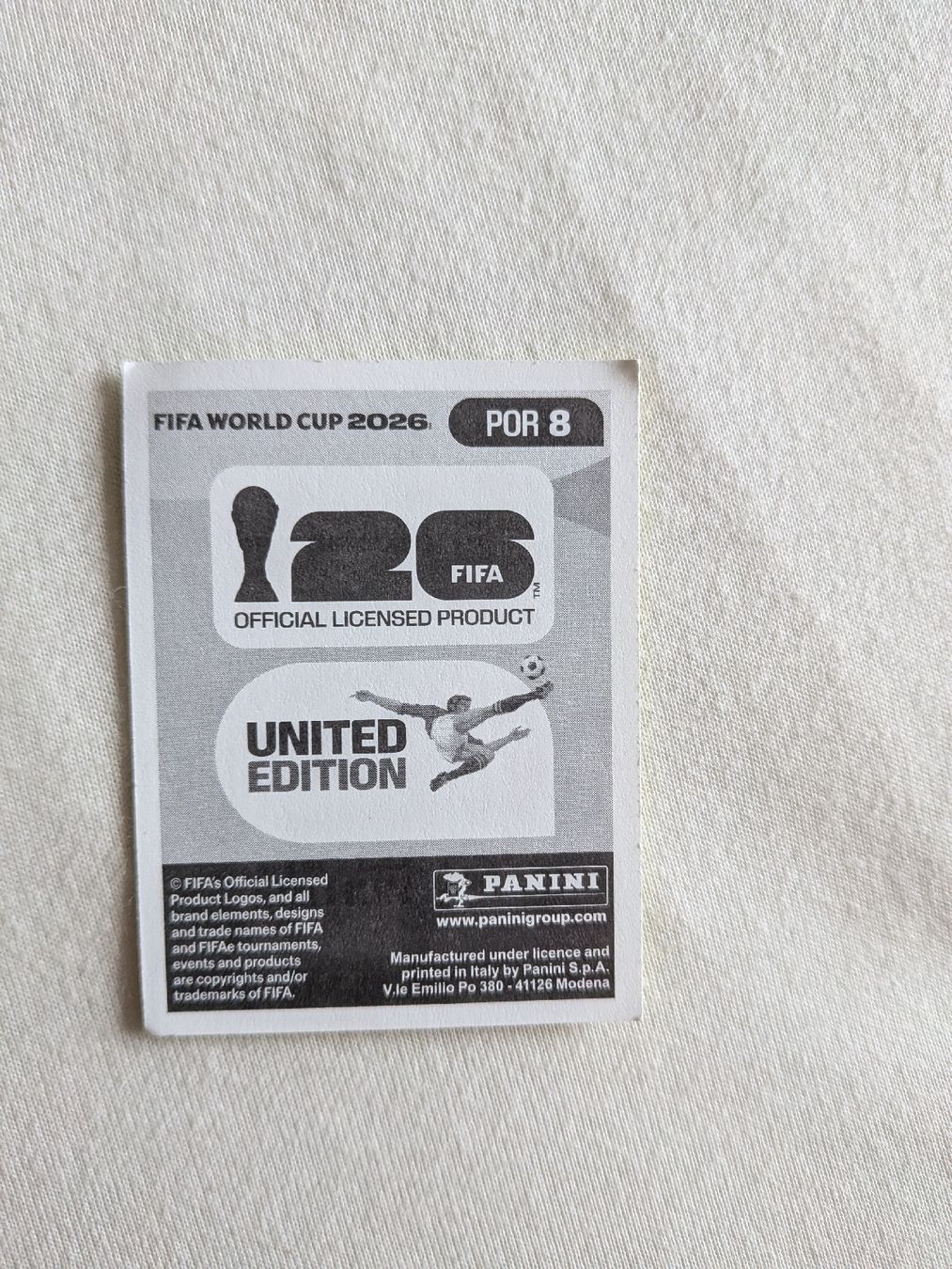 Panini Carte collezionabili: Panini Bild POR 8 – Nuovo (secondo la descrizione) da Eschenbach SG venduto da SanFranciscoCalifornia 1