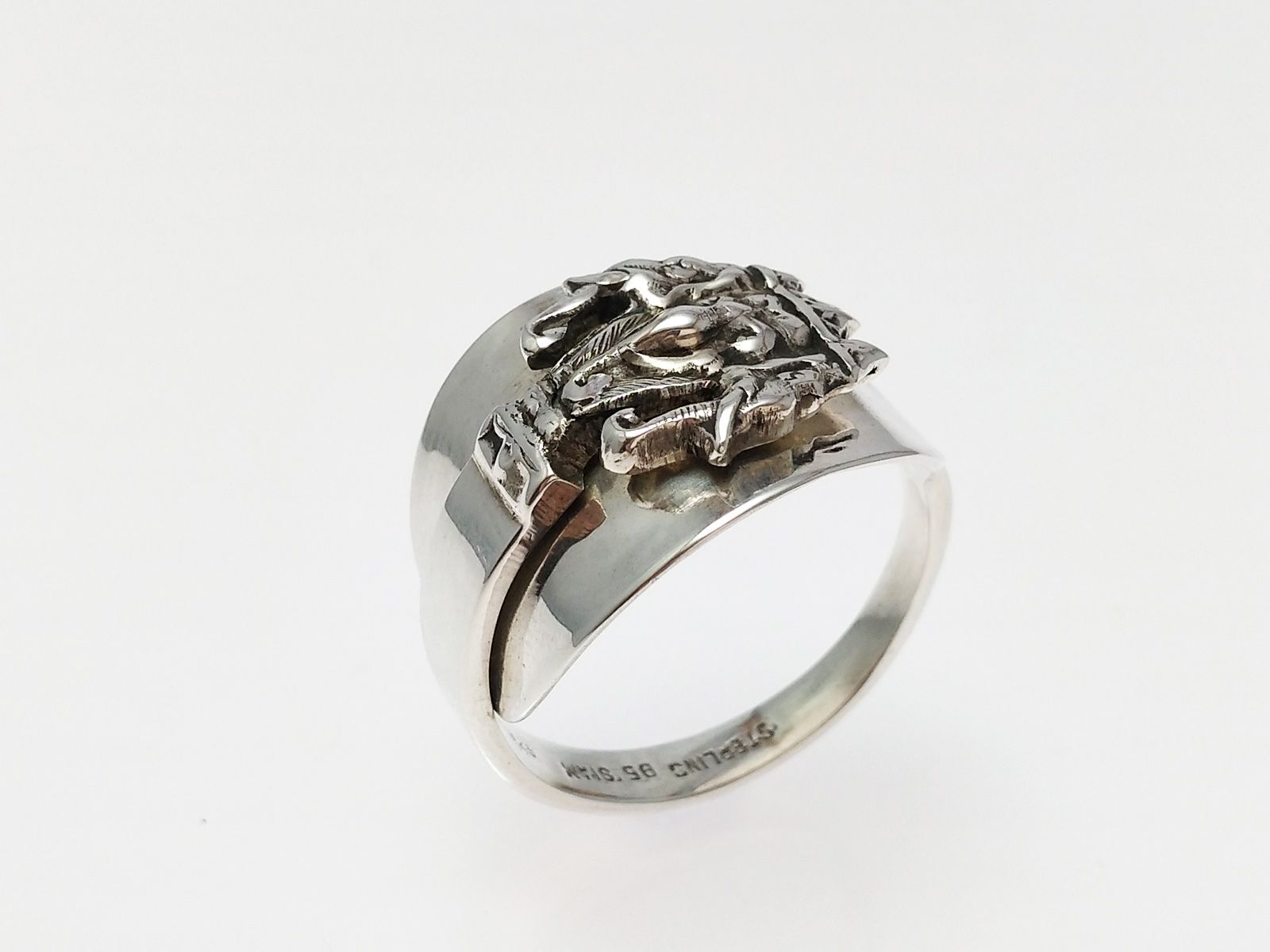 Anelli: Silberring aus Silber-925 mit Elefantengott Erawan Design – Nuovo e nell'imballaggio originale da Meilen venduto da Byrd-bijoux 2