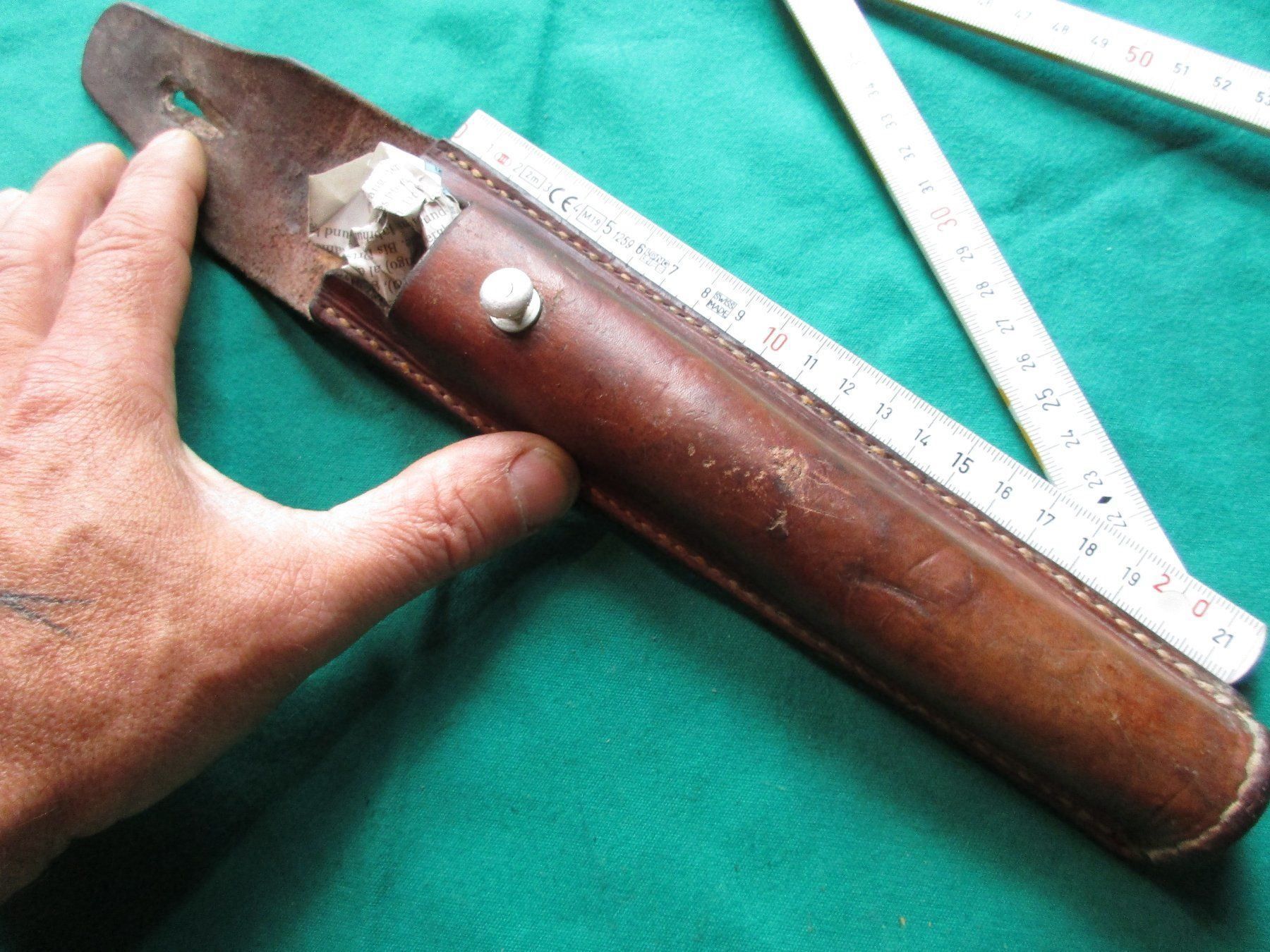 Schweizer Armee Armi bianche: Futteral zu Schiessbecher K31, 1949 – Usato da Bowil venduto da vifi01 5
