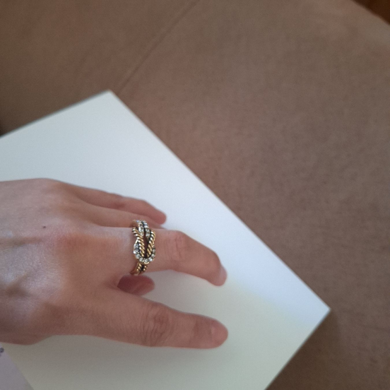 Anelli: Versand möglich.  Eleganter Ring, Gr. 58, Swarovski – Usato da Winterthur venduto da Goldpipau 8