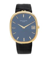 Patek Philippe Ellipse Jumbo 3605 Blue dial Full set