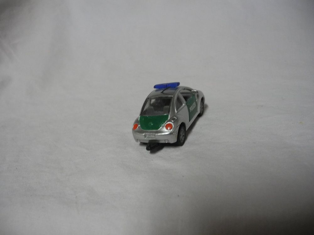 Miniature Gama 1/43 Volkswagen Coccinelle 1302 Police (Polizei) - Allemagne, Moulée Sous Pression, Avec Boîte