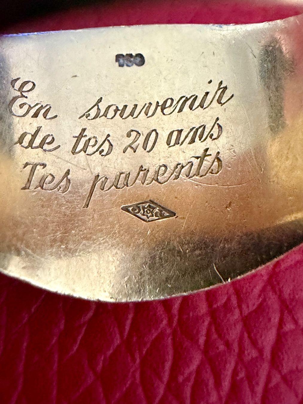 Anelli: Bague or 750 initiale JJM gravée 17,07 gr – Usato da Lausanne venduto da Ranger19 3