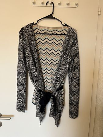 Odd Molly Strickjacke Damen Gr. 2 gemustert