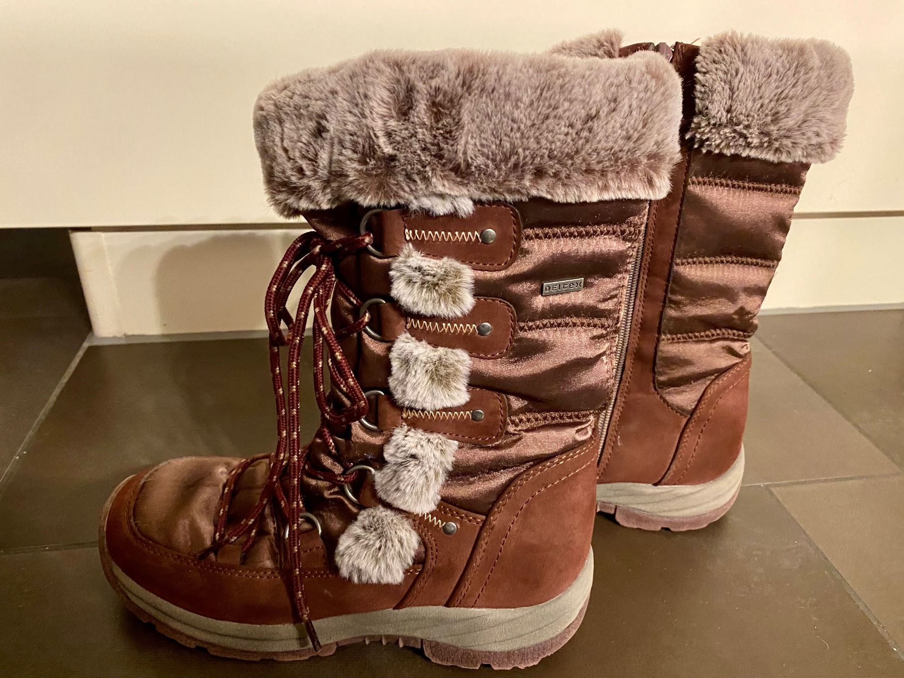 Damenschuhe: Warme Schneeboots von DEITEX Grösse 37 – Gebraucht aus Fehraltorf von Marlene4 2