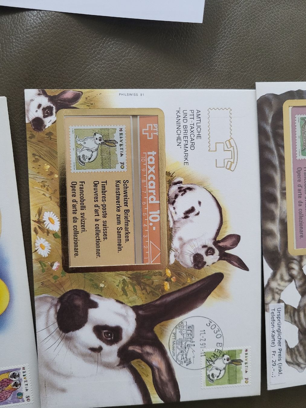Tutti i francobolli: PTT taxcard ‘Schweizer Briefmarken' – Usato da nunningen venduto da mic_88k2 2