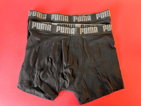 Boxershorts, PUMA, Grösse M, 2 Stück in Schwarz