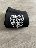 Lustige Socken - Beware of Crazy Humans - Neu!