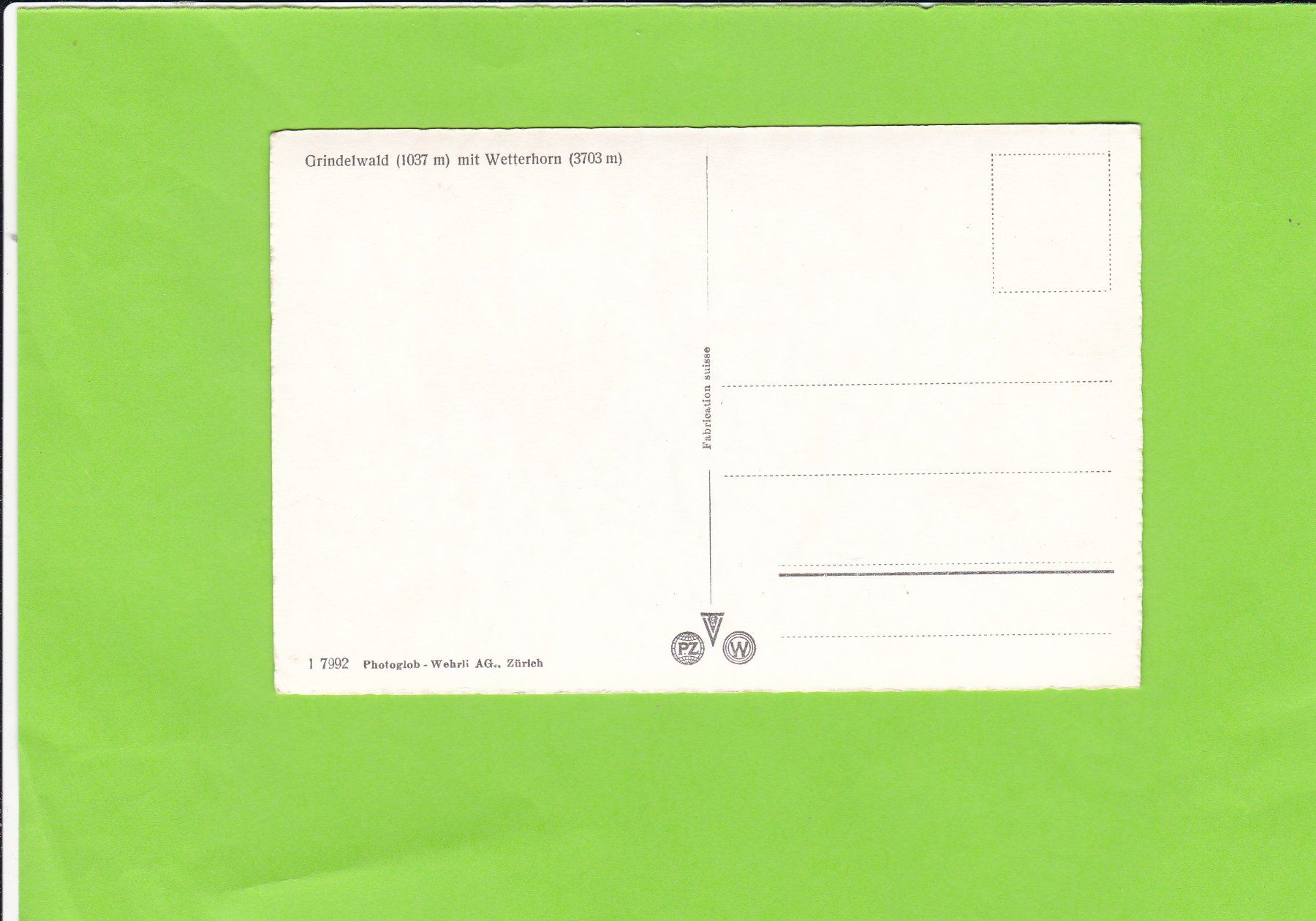 Cartoline postali: Grindelwald-Oldtimer-belebt-Dorfstrasse – Usato da St. Peterzell venduto da neckertal 1
