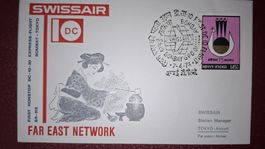 Swissair Bombay - Tokyo 07.04.1974