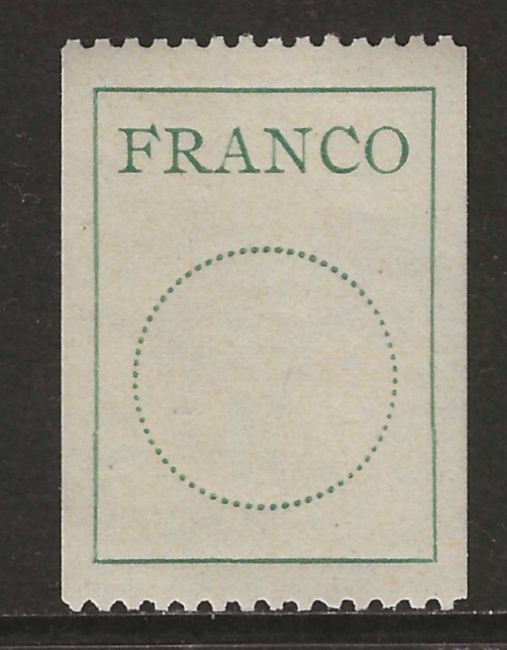 Tutti i francobolli: 1925 : Franco Nr. 2 - einwandfrei postfrisch ** KP 800.-- – Nuovo (secondo la descrizione) da Gümligen venduto da Geniusbuy