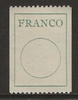 1925 : Franco Nr. 2 - einwandfrei postfrisch ** KP 800.--
