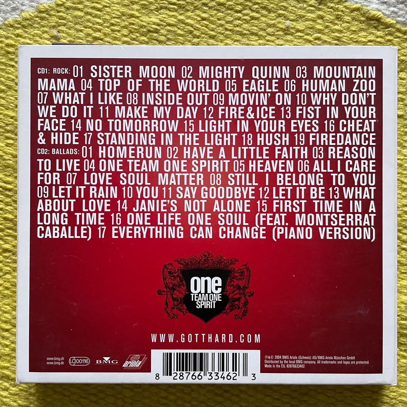 CD: GOTTHARD-2CD THE VERY BEST (DIGIPACK) – Usato da Rorschacherberg venduto da CD-Roli 1