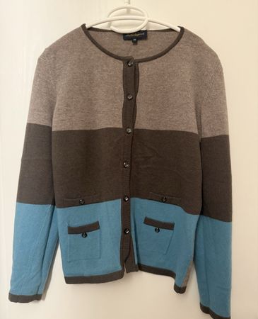 Luisa Spagnoli Wool Cashmere Cardigan, Size M, Autumn Style!