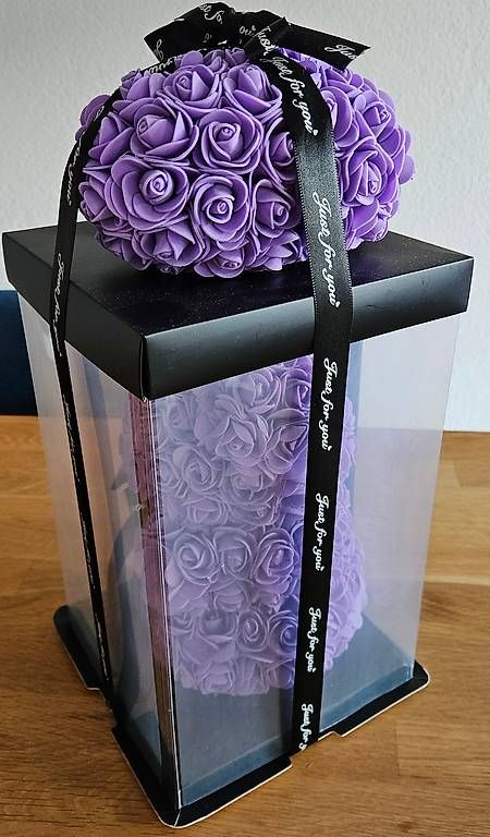 Alle Dekorationen:  Rosenbär in Violett – Gebraucht aus Rudolfstetten von sho_6z79 2