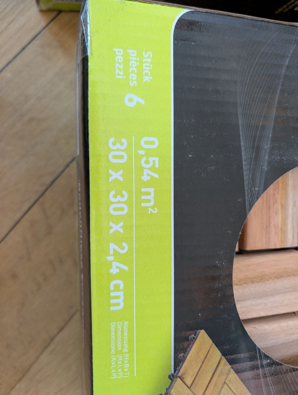 Bodenbeläge: Bodenfliesen, Platten, Eucalyptus Holz Migros – Neu und originalverpackt aus Zürich von hendiadyoin 3