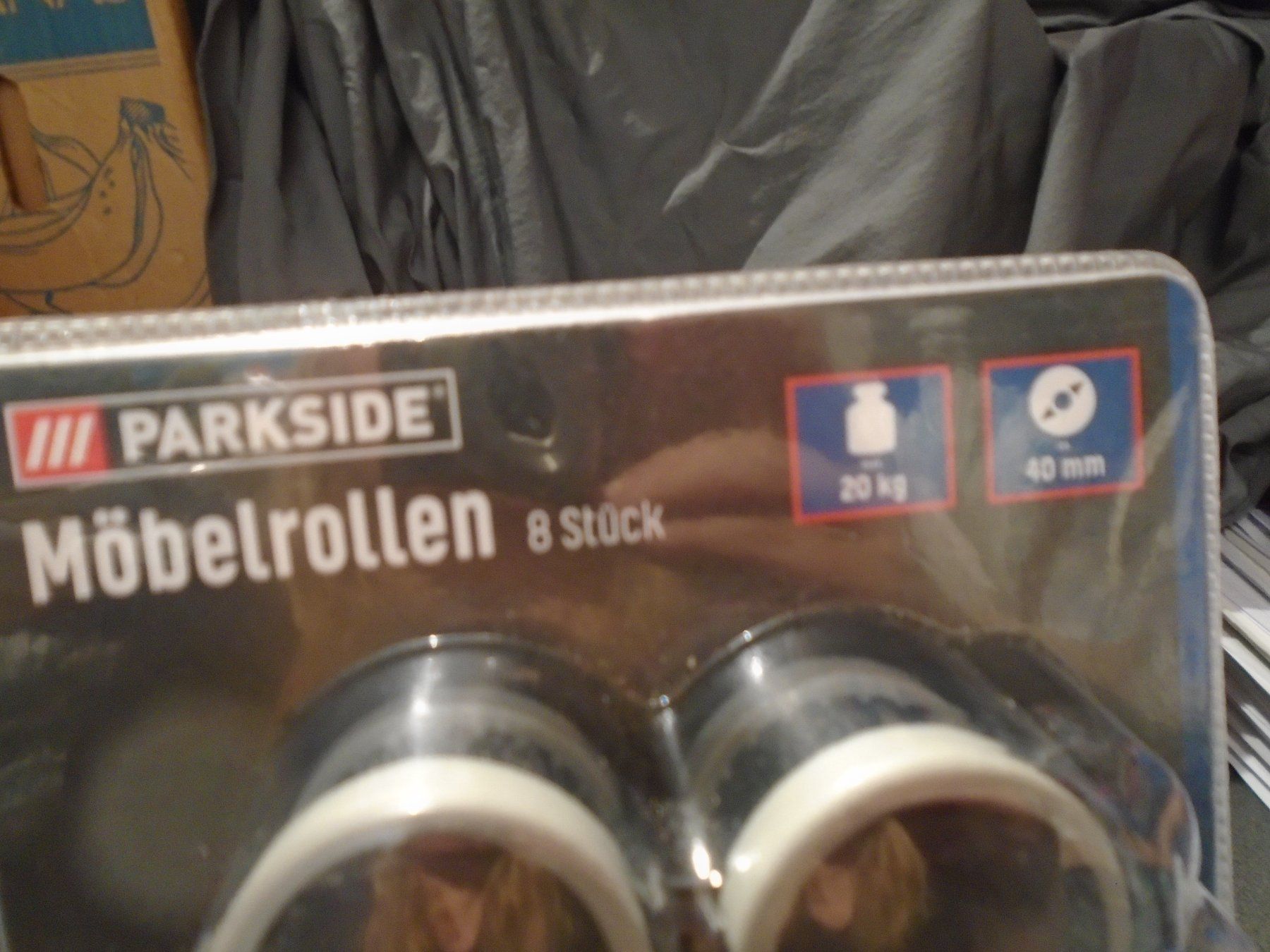 Sonstiges zum Lager & Transport: Möbelrollen Parkside, 8 Stück – Neu und originalverpackt aus Zürich von Motzkuh 1