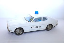 Alter  BLECH POLIZEI FORD CAPRI GANZ METALL
