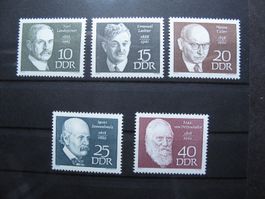 DDR 1968 Berühmte Persönlichkeiten II **