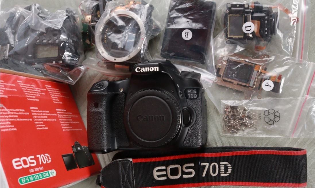 Canon Kamera: Canon EOS 70D(W) for parts – Defekt aus Concise von DivisionVideo
