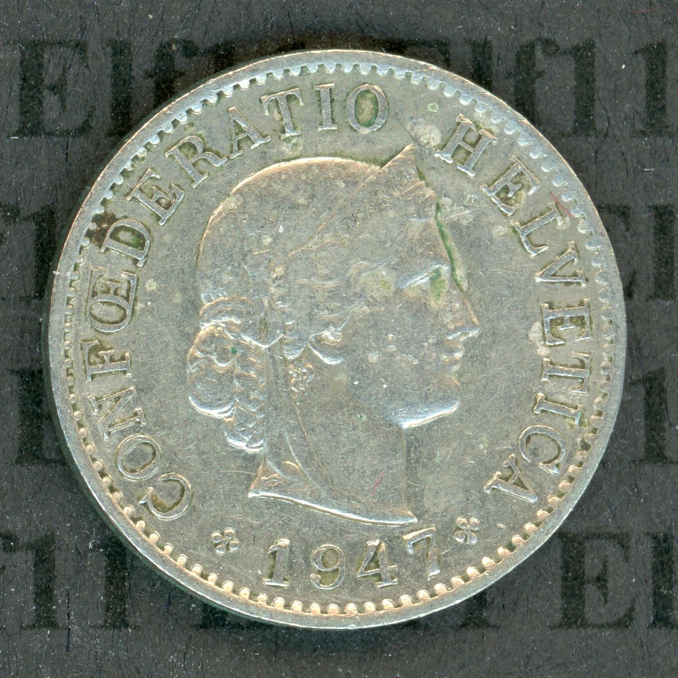 Tutti le monete: CHF___0.05 1947 ss-vz 5 Rappen – Usato da Widnau venduto da Elf11