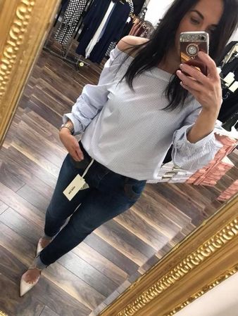 Mos Mosh Off-shoulder Bluse in S