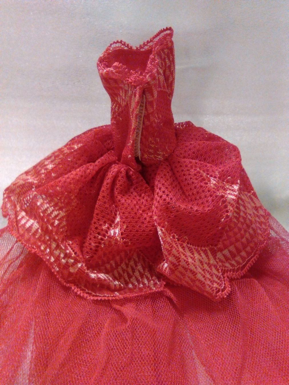 Bambole: BARBIE ABEND KLEID;ROT FARBE – Nuovo (secondo la descrizione) da Basel venduto da bijoutrie_4 8