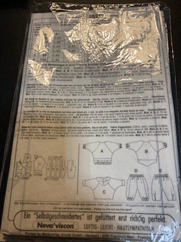 Cartamodelli: schnittmuster baby tenue – Usato da Schwarzenberg LU venduto da kindler007 1