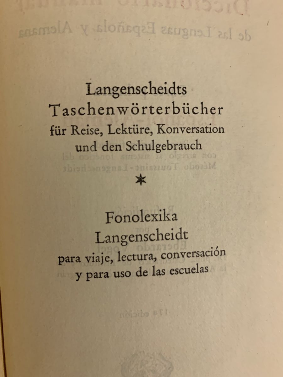 Bücher: Langenscheidts Taschenwörterbuch Spanisch-Deutsch – Gebraucht aus Erlenbach ZH von Ritschly 7