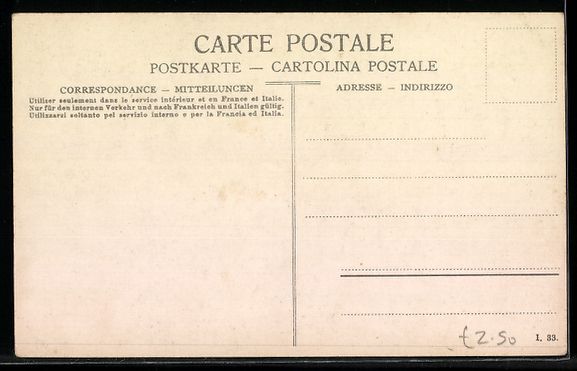 Cartoline postali: Meyringen, Strassenpartie mit Kirchblick – Usato da Berlin venduto da bartko-reher 1