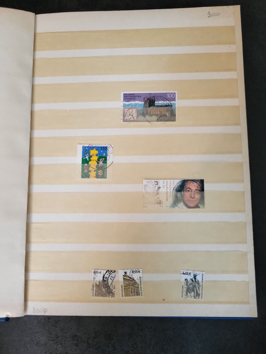 Alle Briefmarken: Sammlung Album Deutschland – Gebraucht aus Rümlang von Turrin 1