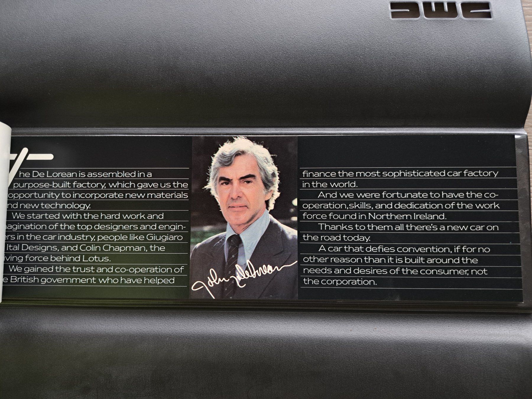 Delorean Documenti: Delorean DMC-12  Prospekt/Katalog - Kunstleder 1981 – Usato da Bazenheid venduto da derdelorean01 3