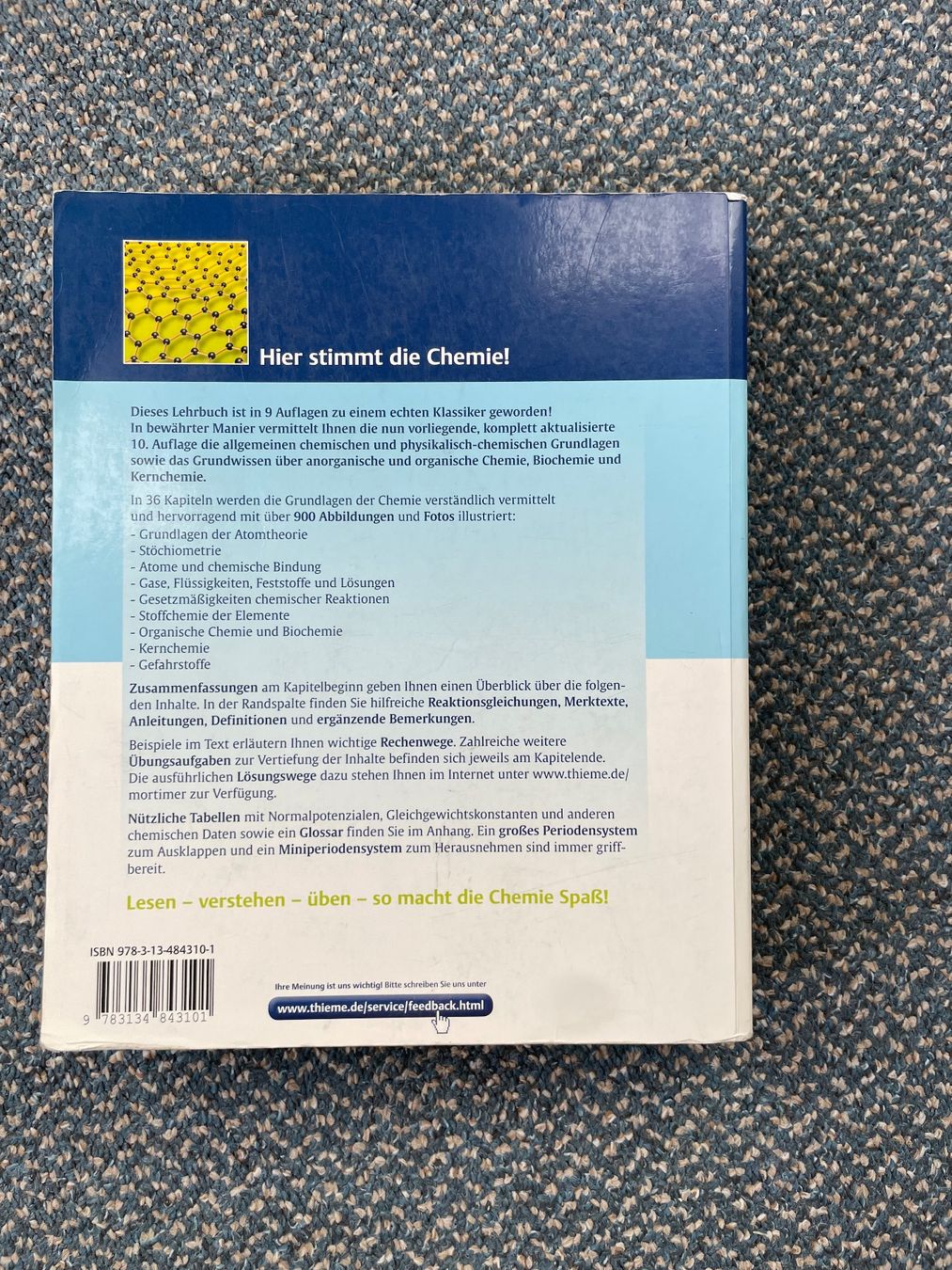 Libri: Chemie Thieme – Usato da Ormalingen venduto da ced.fiech 1