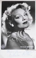 Nathalie Nattier (1924-2010) Schauspielerin - Autogramm