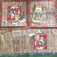 Serviette tableau de noel (w346) 2Stk.