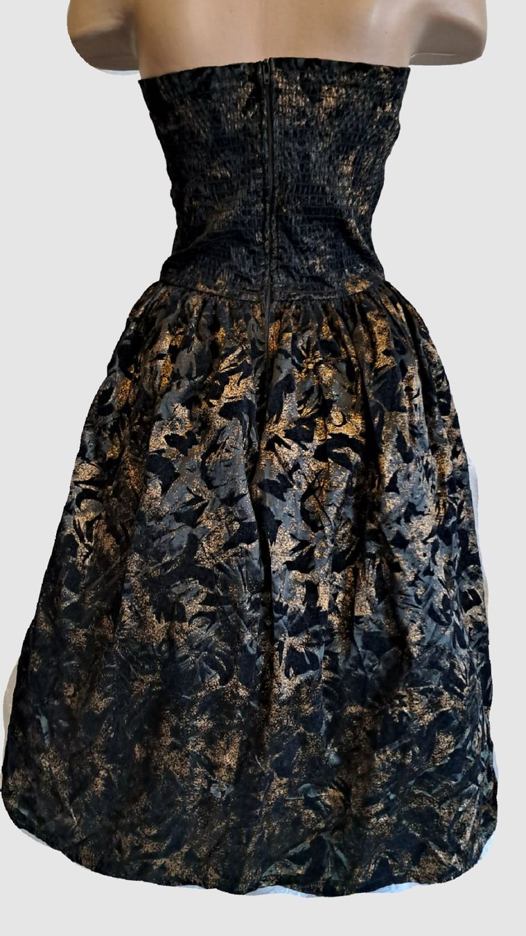 Vestiti: leicht schimmerndes bronzefarbenes Abendkleid Gr. S – Usato da Uerikon venduto da Jeanne04 2