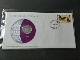 Belize 1979, Münzbrief mit Zertifikat