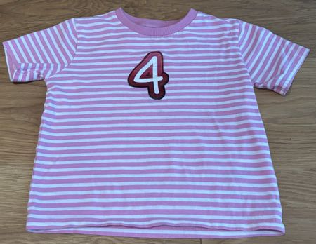 Naturaline Shirt „4“, Grösse 98-104