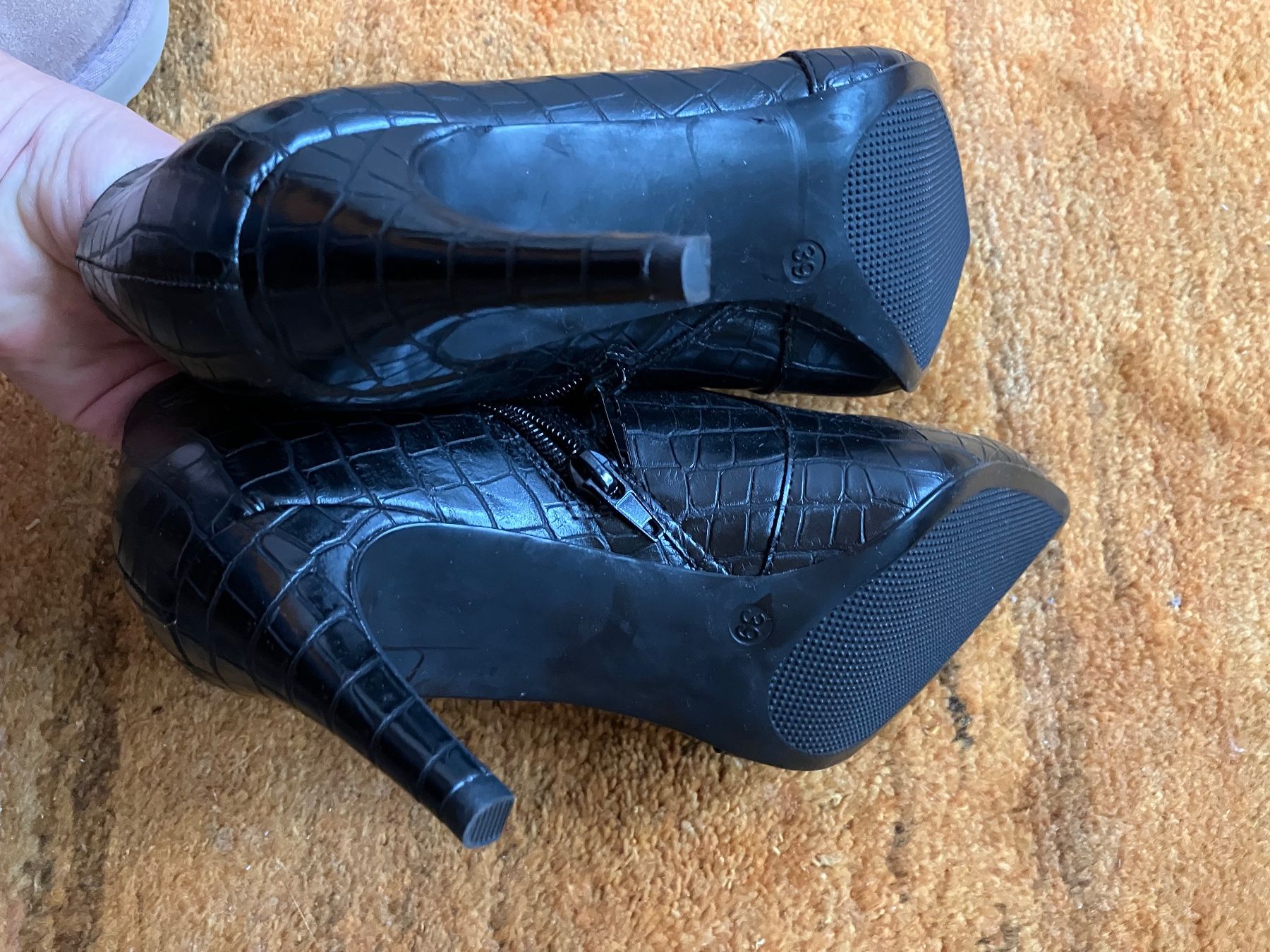 Scarpe da donna: Stiletto ankle boots Star Collection Gr. 39 Leder – Usato da Zürich venduto da amarelapreto 3